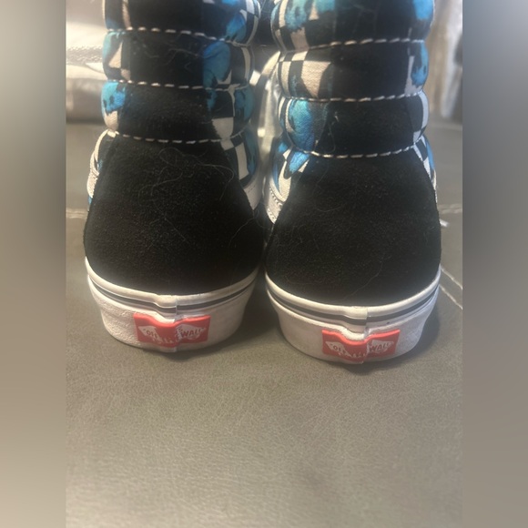 Vans Butterfly Checkerboard Sk8-Hi Womens Shoes size womens 8 - Picture 2 of 10